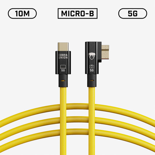 USB Micro-B Tether Kabel - 10M 5G
