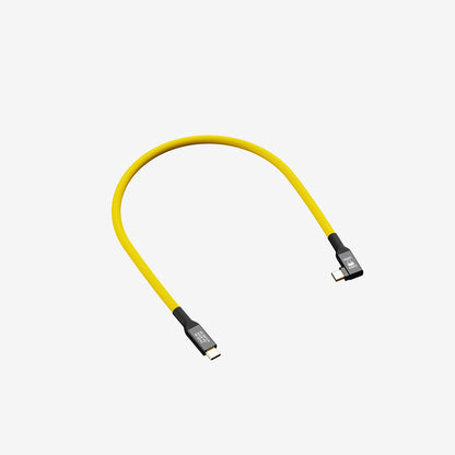 Câble USB-C court 40G coudé