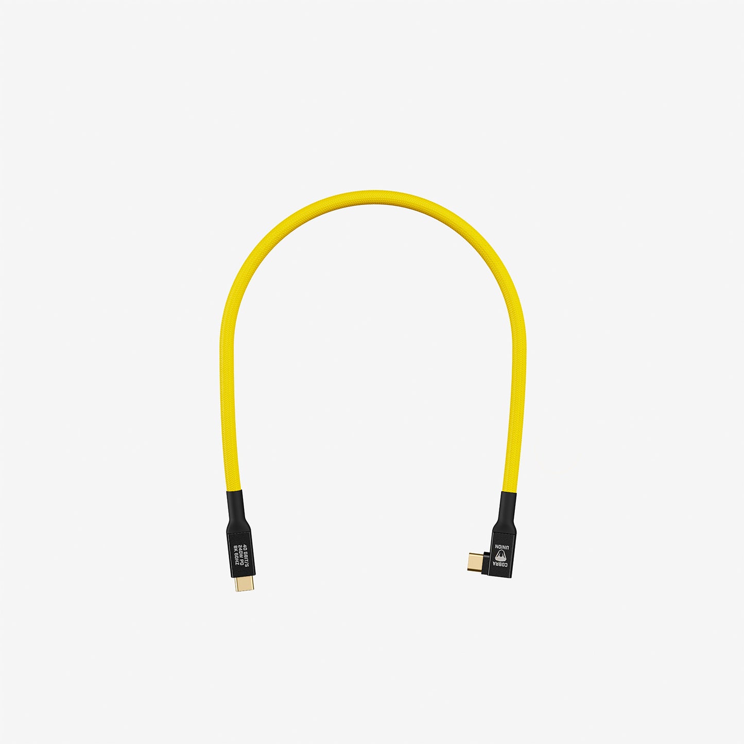 Câble USB-C court 40G coudé