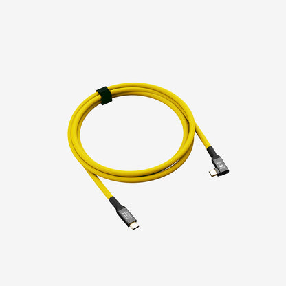 Câble USB-C court 40G coudé