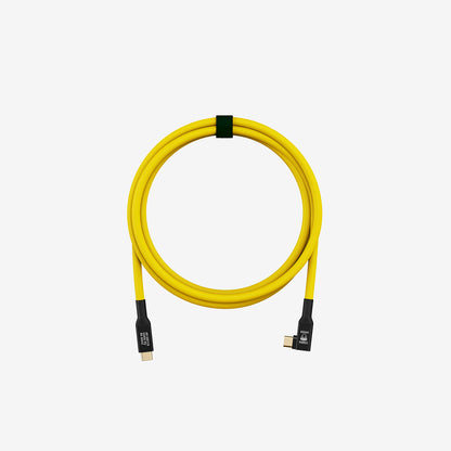 Câble USB-C court 40G coudé