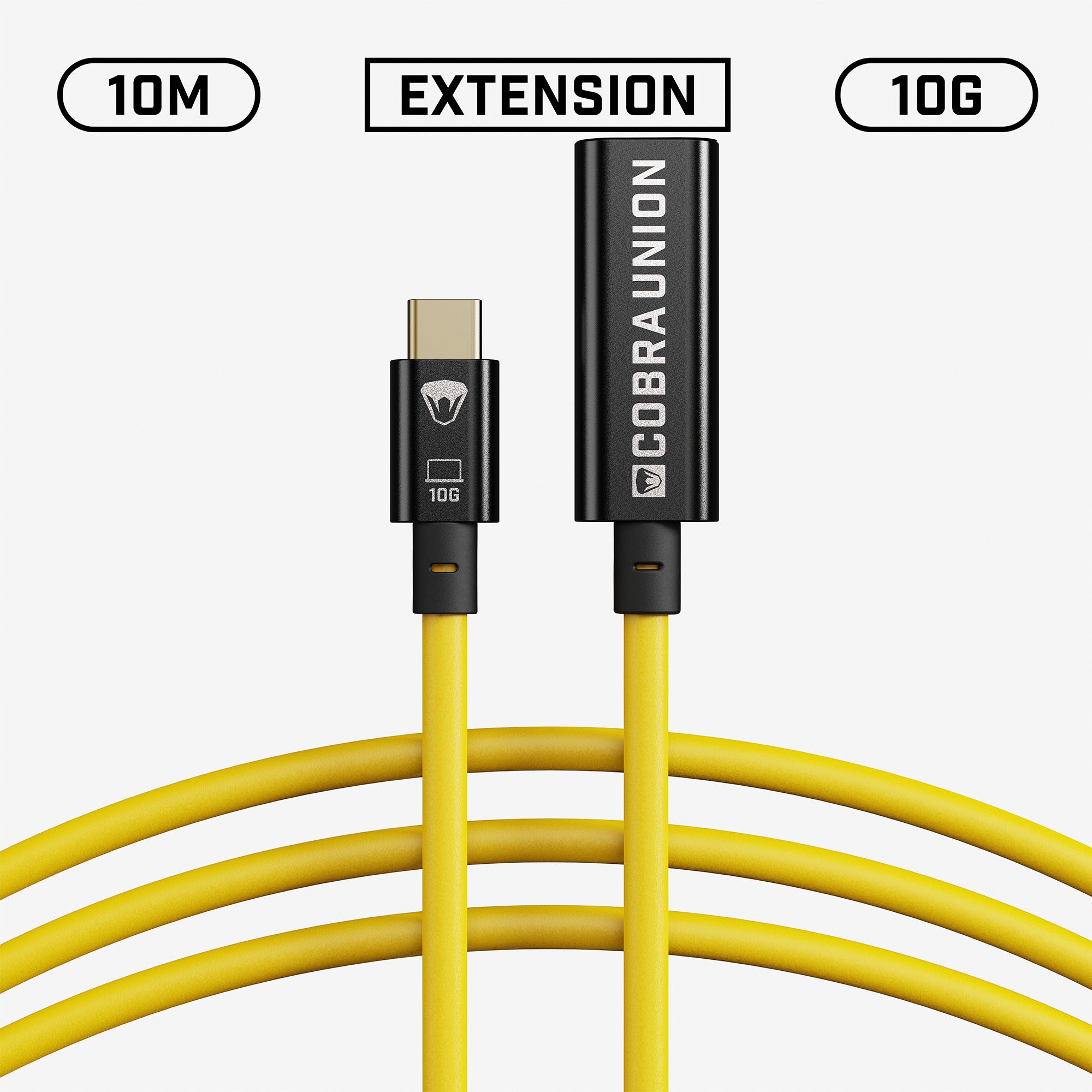 COBRAUNION USB-C Extension - 10M 10G