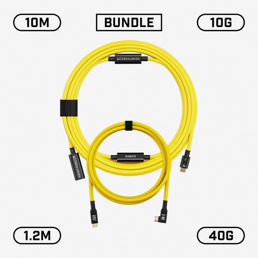 Faisceau de câbles optiques (pig tail) - 10M10G + 1.2M40G